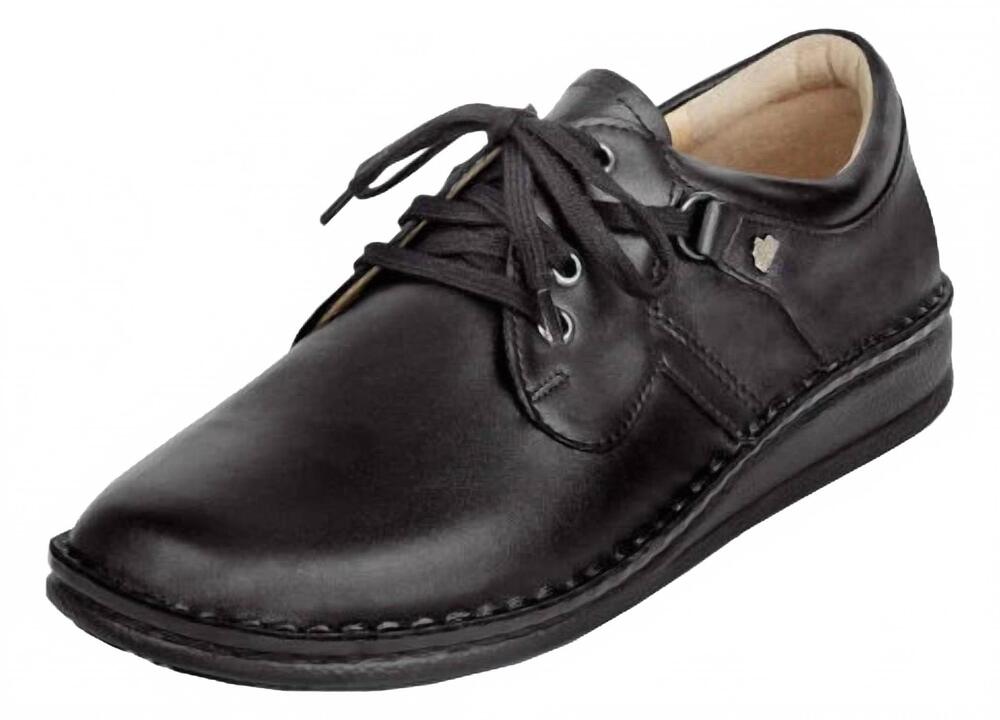 NEW FINN COMFORT men's vaasa shoes in schwarz